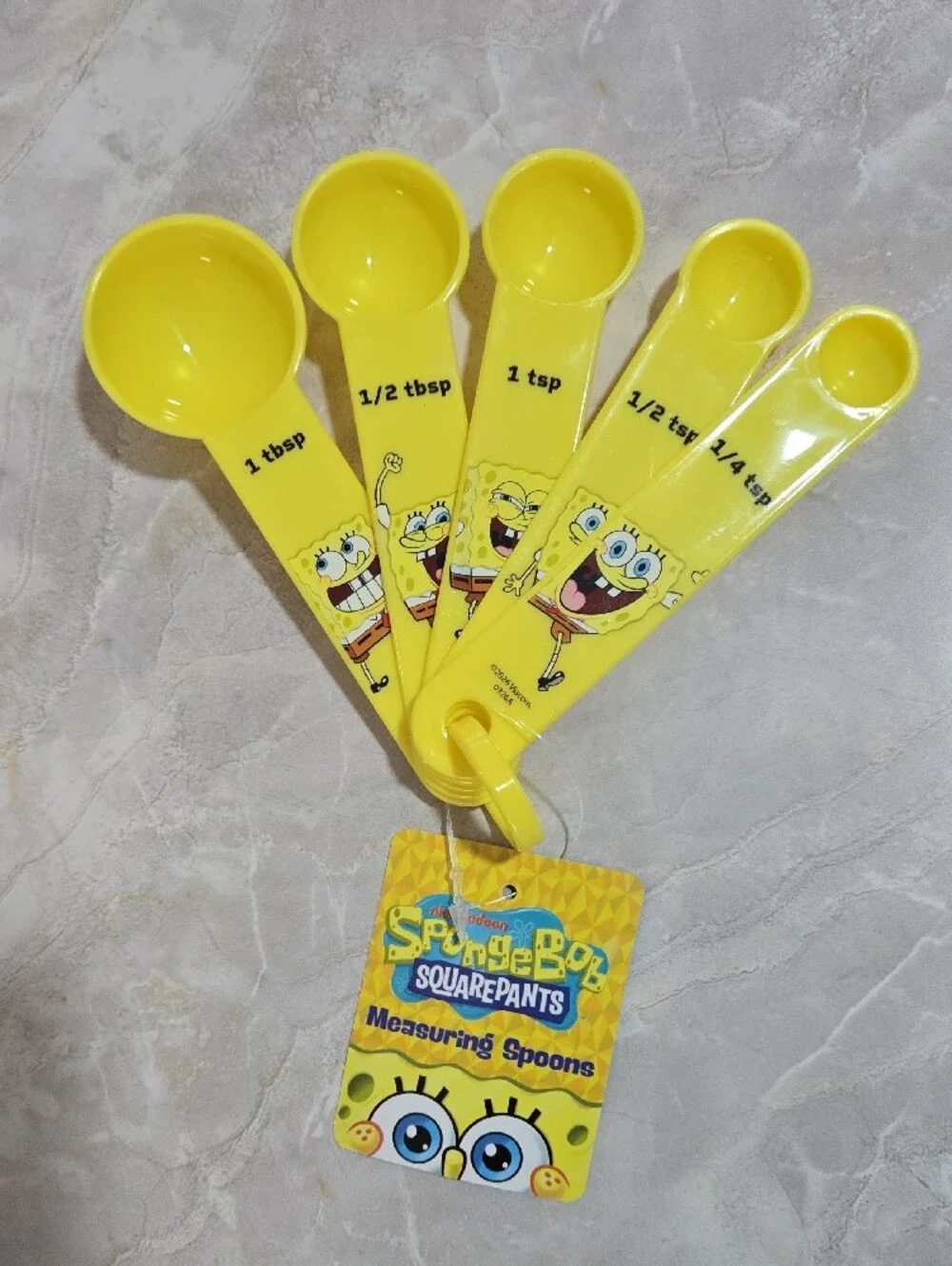 SpongeBob SquarePants Kitchen Accessories Set - Yellow, Blue & Pink